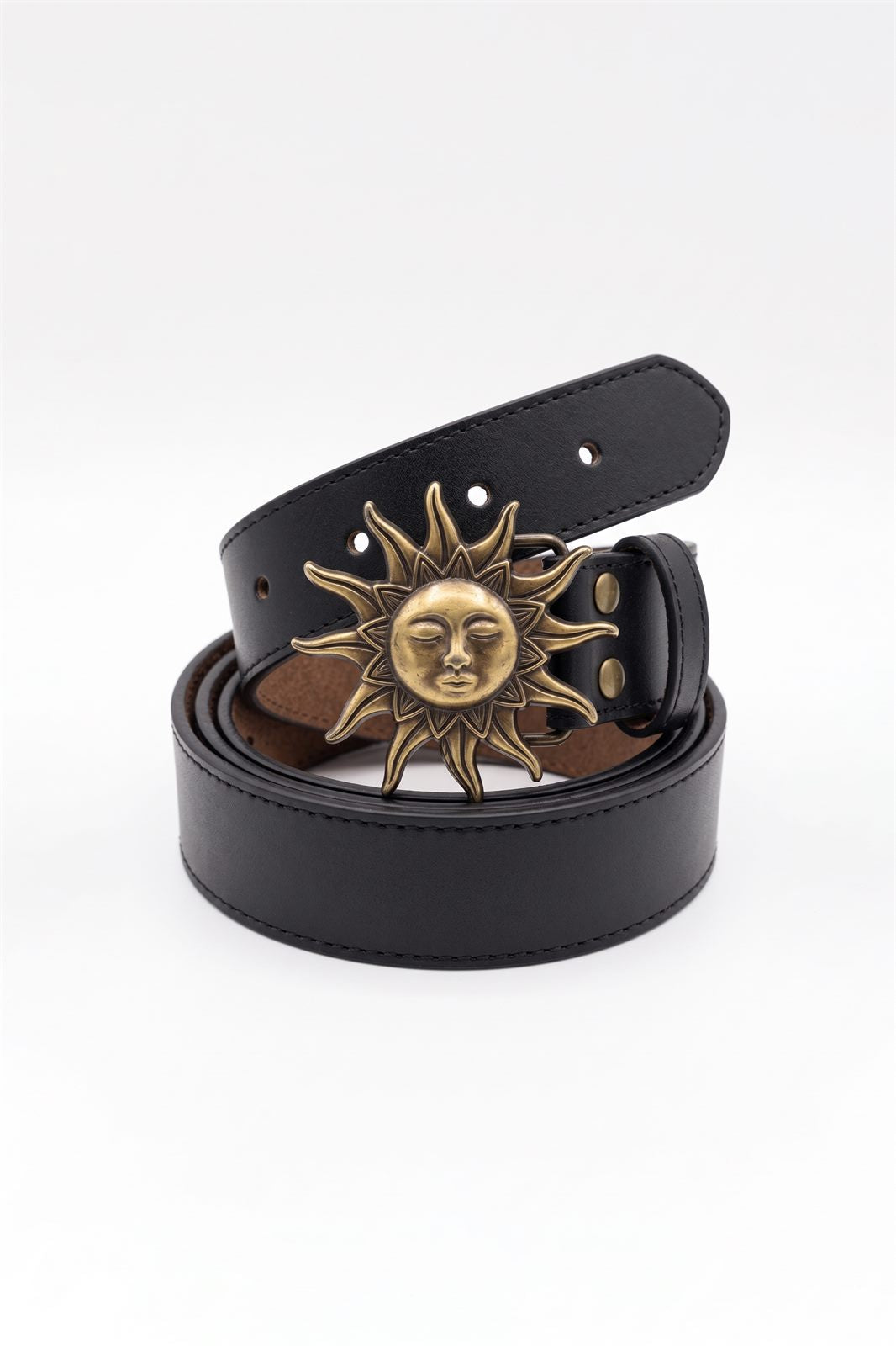 Cinturón Solsticio con hebilla sol
